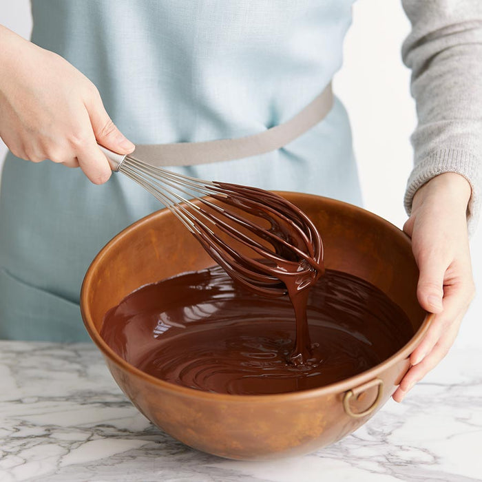 mixing bowl with chocolate