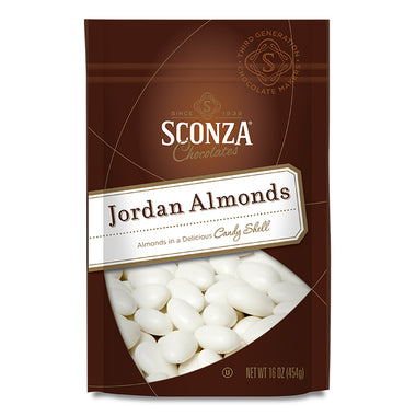 16 oz Bag of White Jordan Almonds