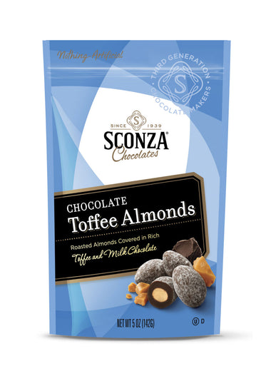 Chocolate Toffee Almonds, 5oz