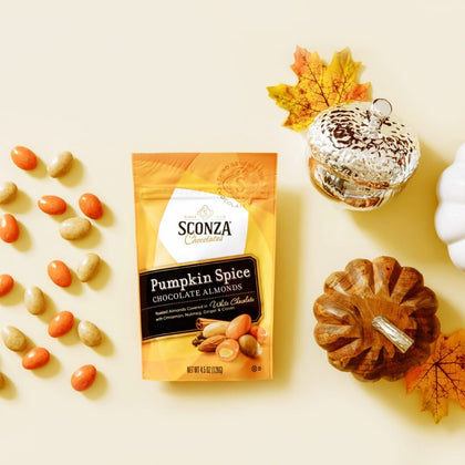 Sconza Pumpkin spiced chocolate jordan almonds