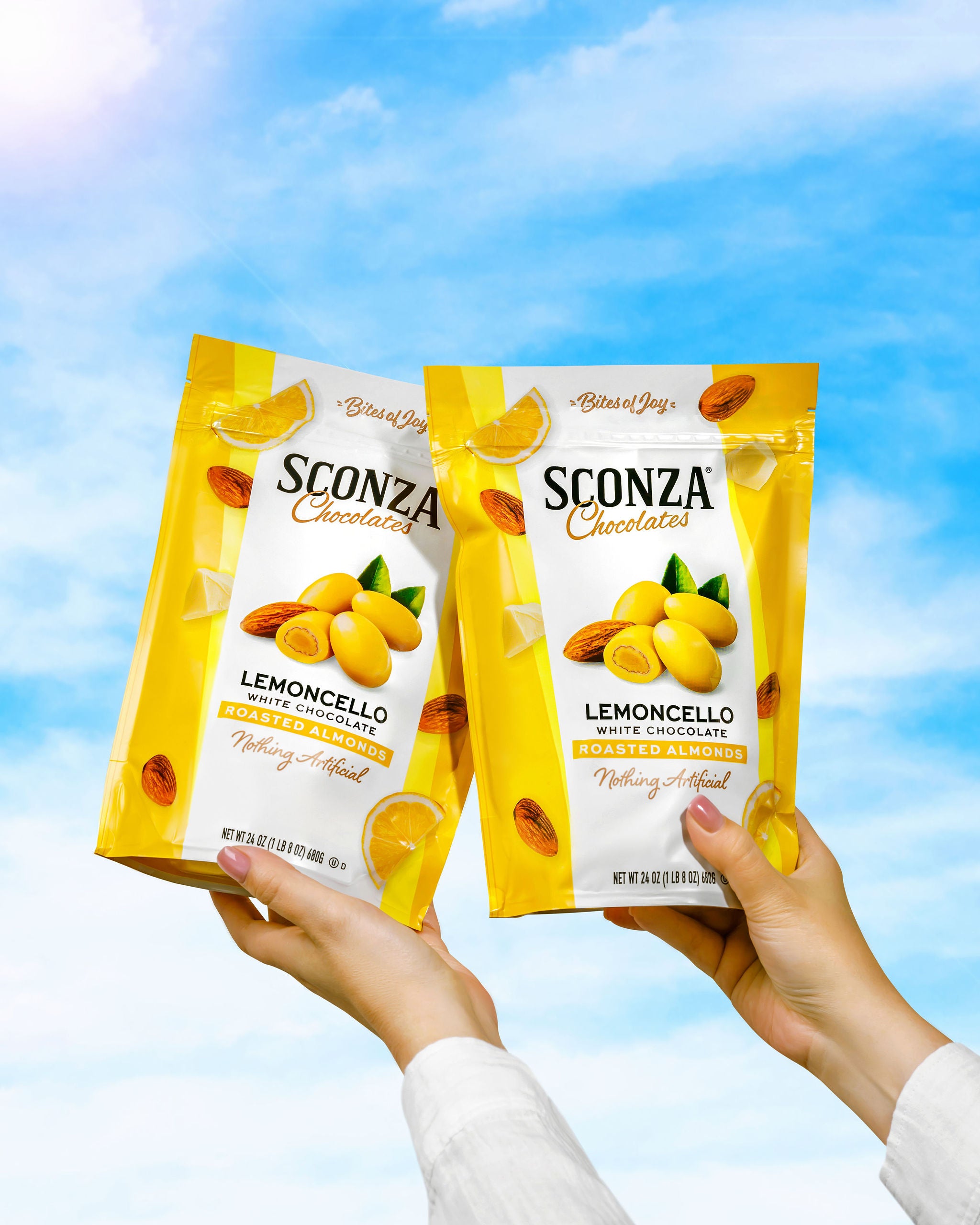 Lemoncello Almonds, 24 oz