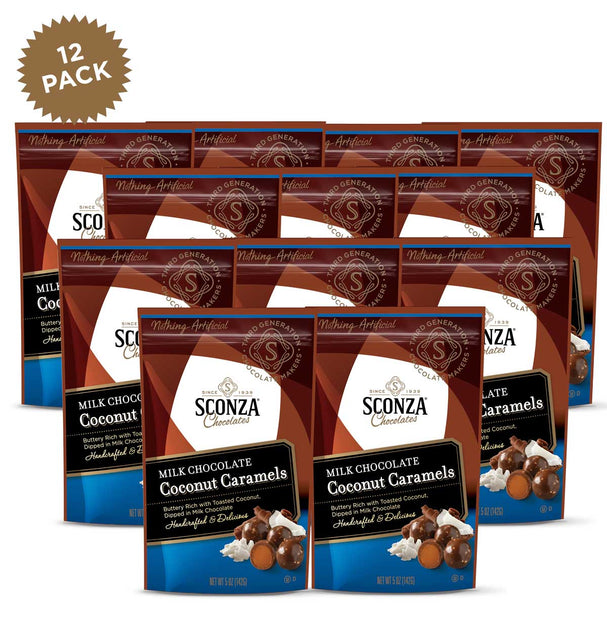 Milk Chocolate Coconut Caramels, 5oz