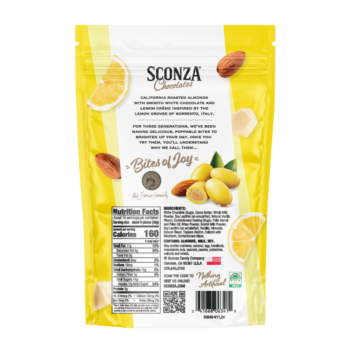 Lemoncello® Almonds, 16 oz