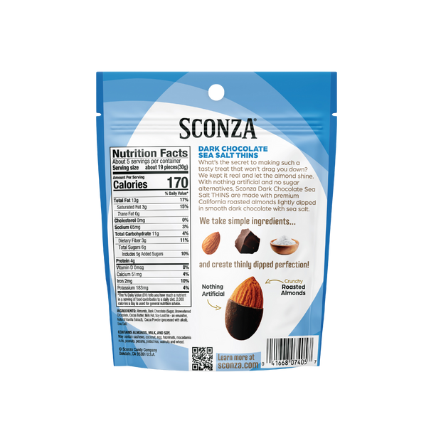 Dark Chocolate Sea Salt THINS, 5oz