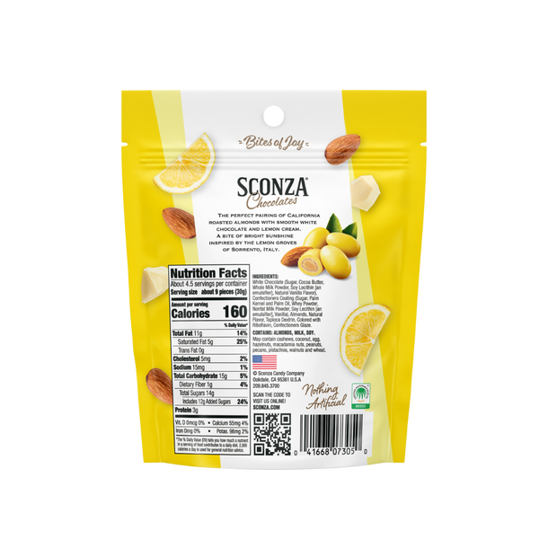 Lemoncello Almonds, 5oz
