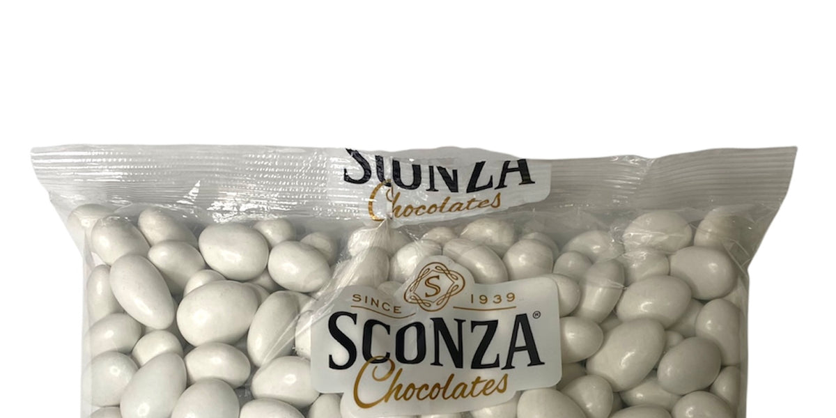 Sconza Assorted Jordan Almonds (Fine Shell) - 3 LB. Bulk Bag