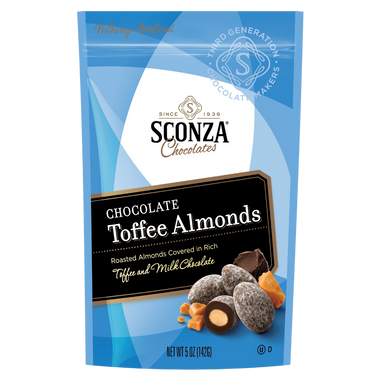 Chocolate Toffee Almonds, 5oz