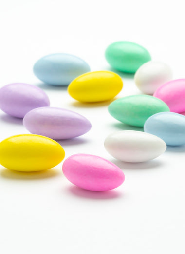 jordan almond candy in assorted colors
