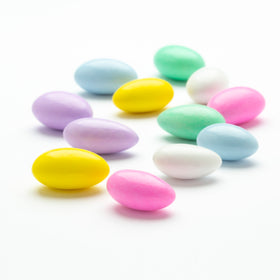 jordan almond candy in assorted colors