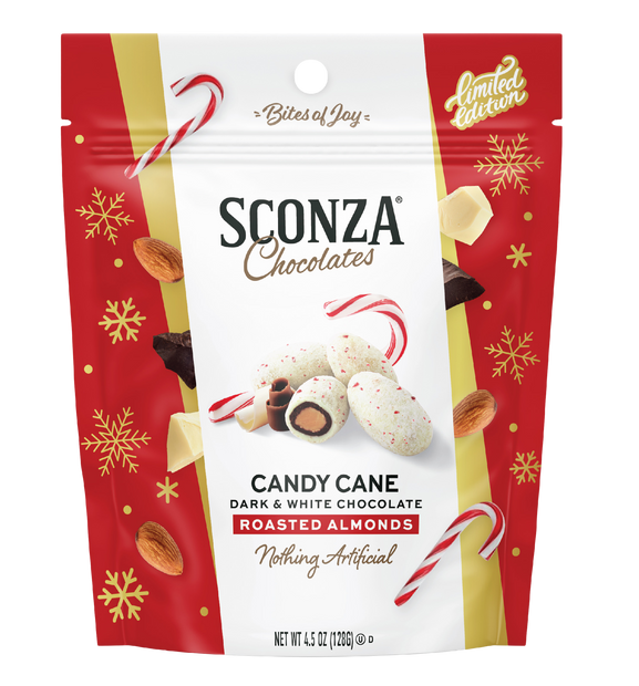 Candy Cane Almonds, 4.5oz