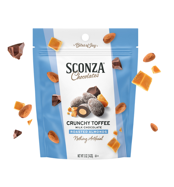 Crunchy Toffee Milk Chocolate Roasted Almonds