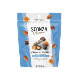 Crunchy Toffee Milk Chocolate Roasted Almonds, 5oz