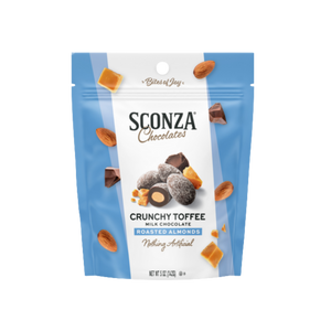 Crunchy Toffee Milk Chocolate Roasted Almonds, 5oz