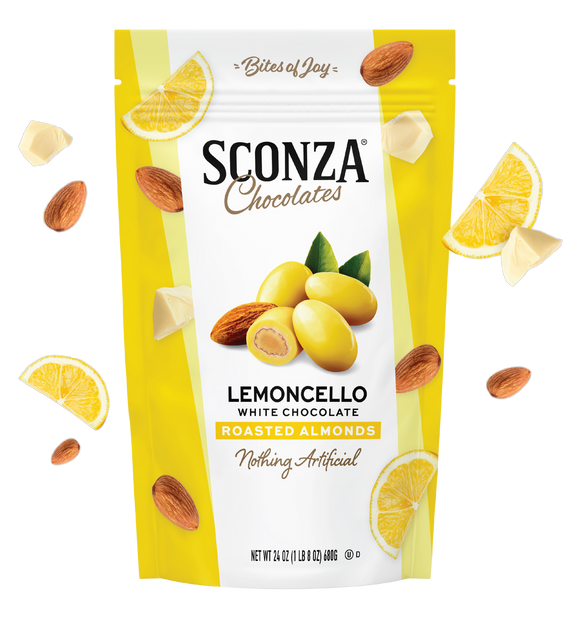 Lemoncello Almonds, 24 oz