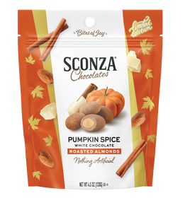 Pumpkin Spice White Chocolate Almonds, 4.5oz