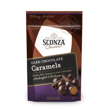 Dark Chocolate Caramels, 5oz