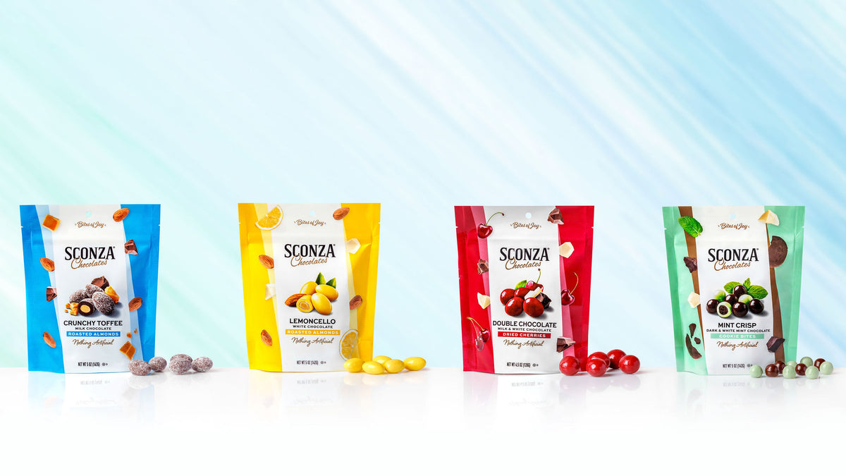 Lemoncello® Almonds, 5oz | Sconza Chocolates