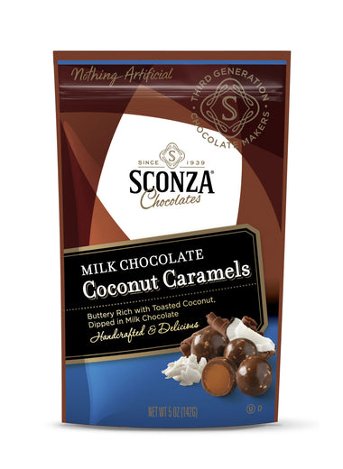 Milk Chocolate Coconut Caramels, 5oz