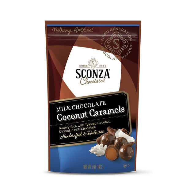 Milk Chocolate Coconut Caramels, 5oz