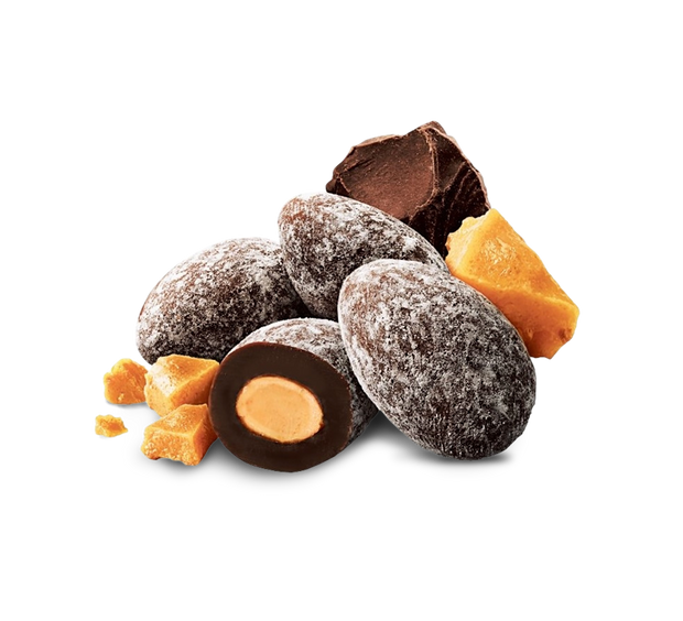 sconza milk chocolate covered toffee candies