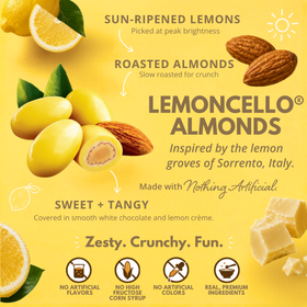 Lemoncello® Almonds, 24 oz
