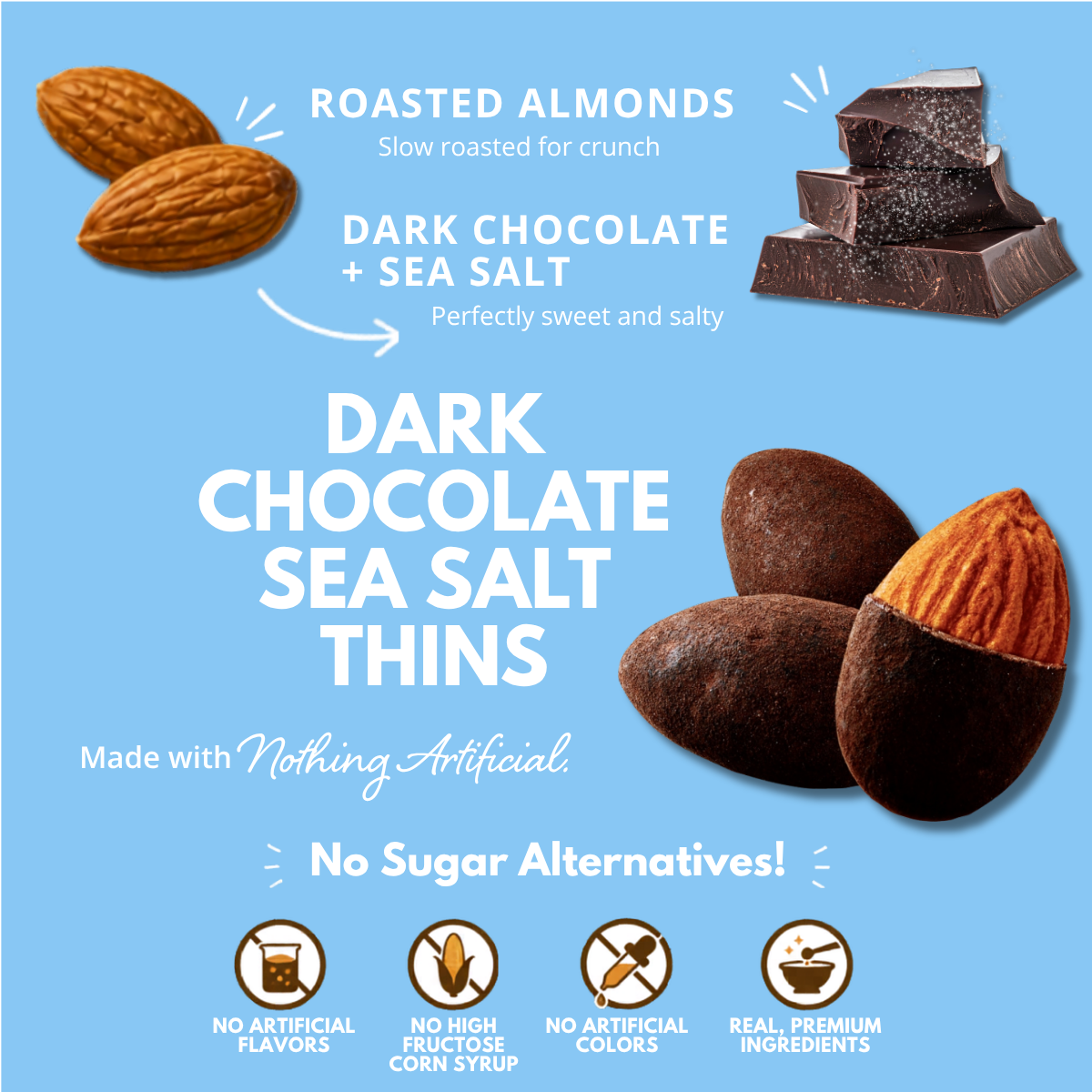 Dark Chocolate Sea Salt THINS, 5oz