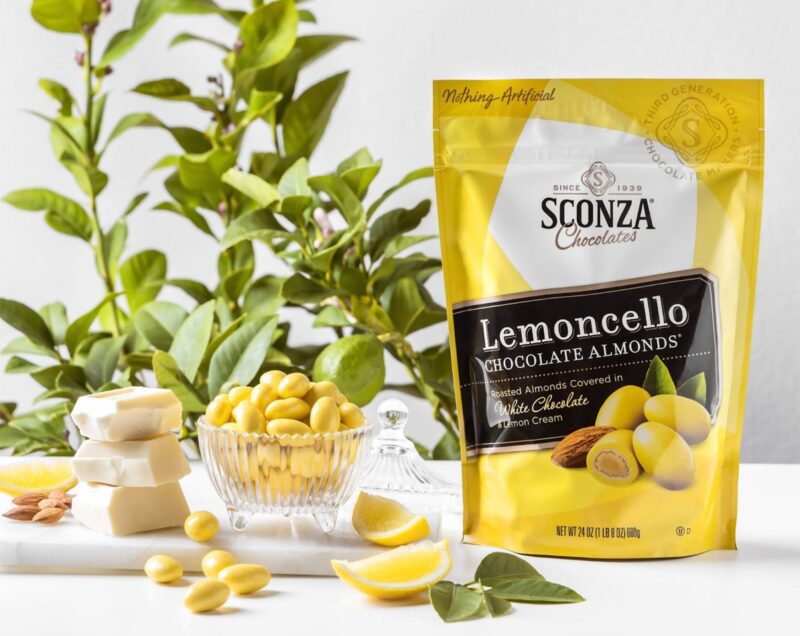 Lemoncello Chocolate Almonds<sup>®</sup>, 24oz Almonds Sconza Chocolates 7